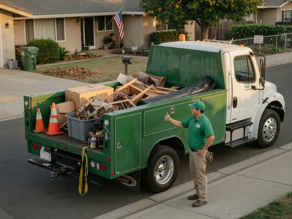 Next Door Hauling crew with truck